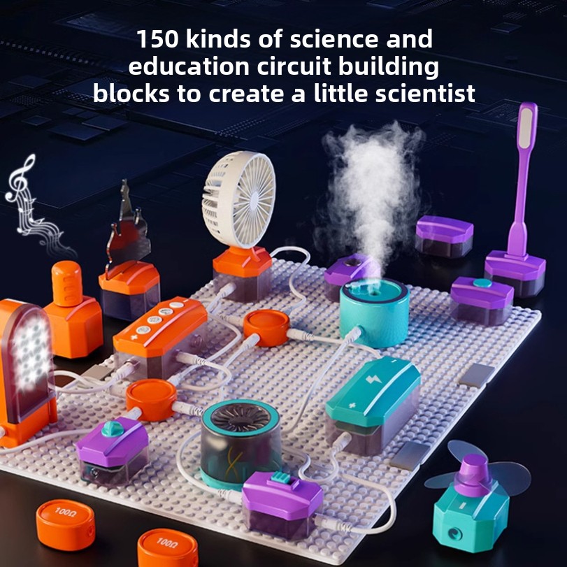 Science Kit - Circuit Experiment Building Blocks Toy Assembly