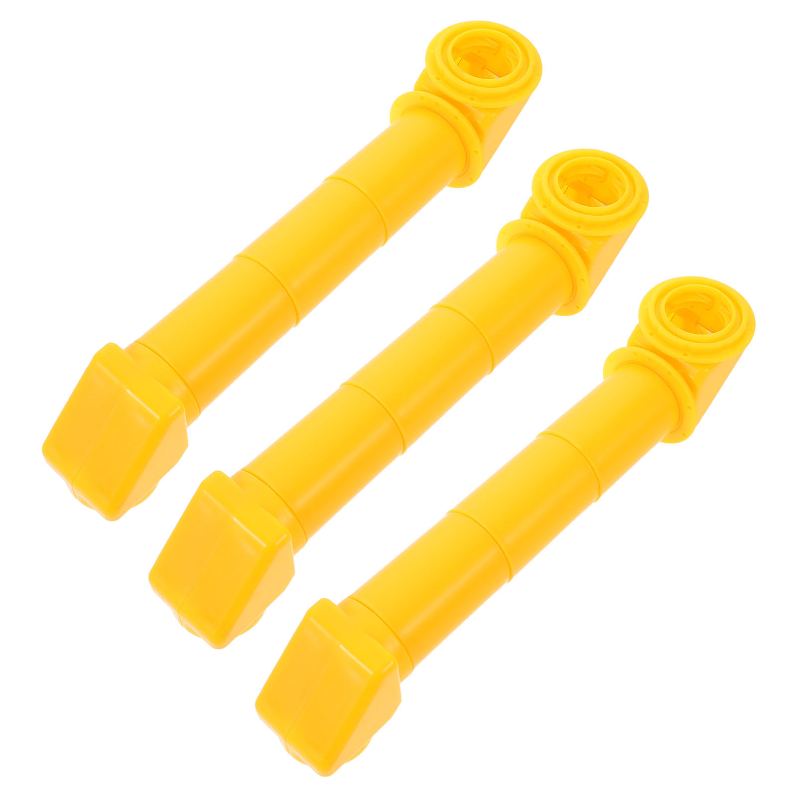 Science Kit - 3Pcs Handheld Periscope Yellow Plastic DIY