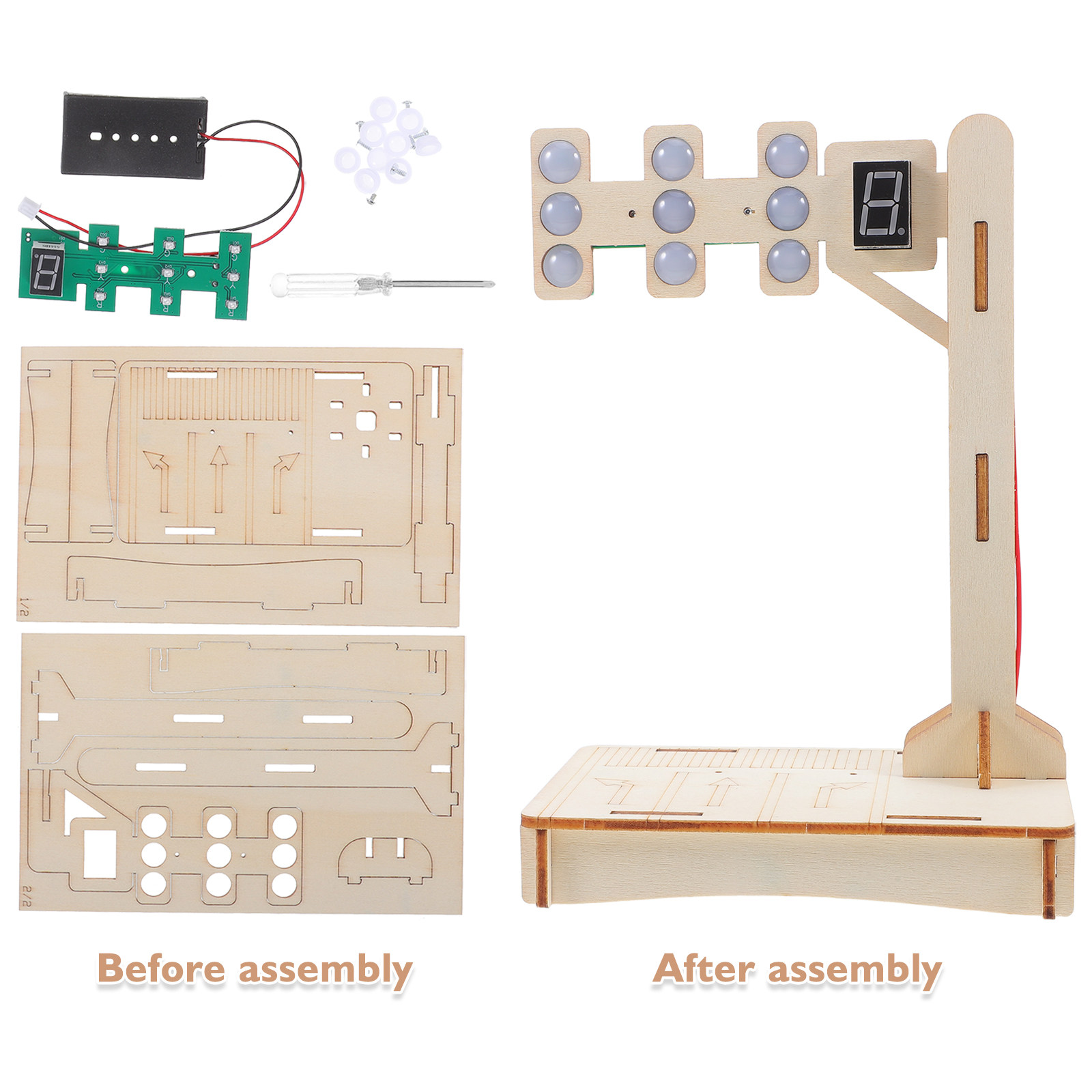 1Set Traffic Signal Science Ki - Science Kit avis et prix