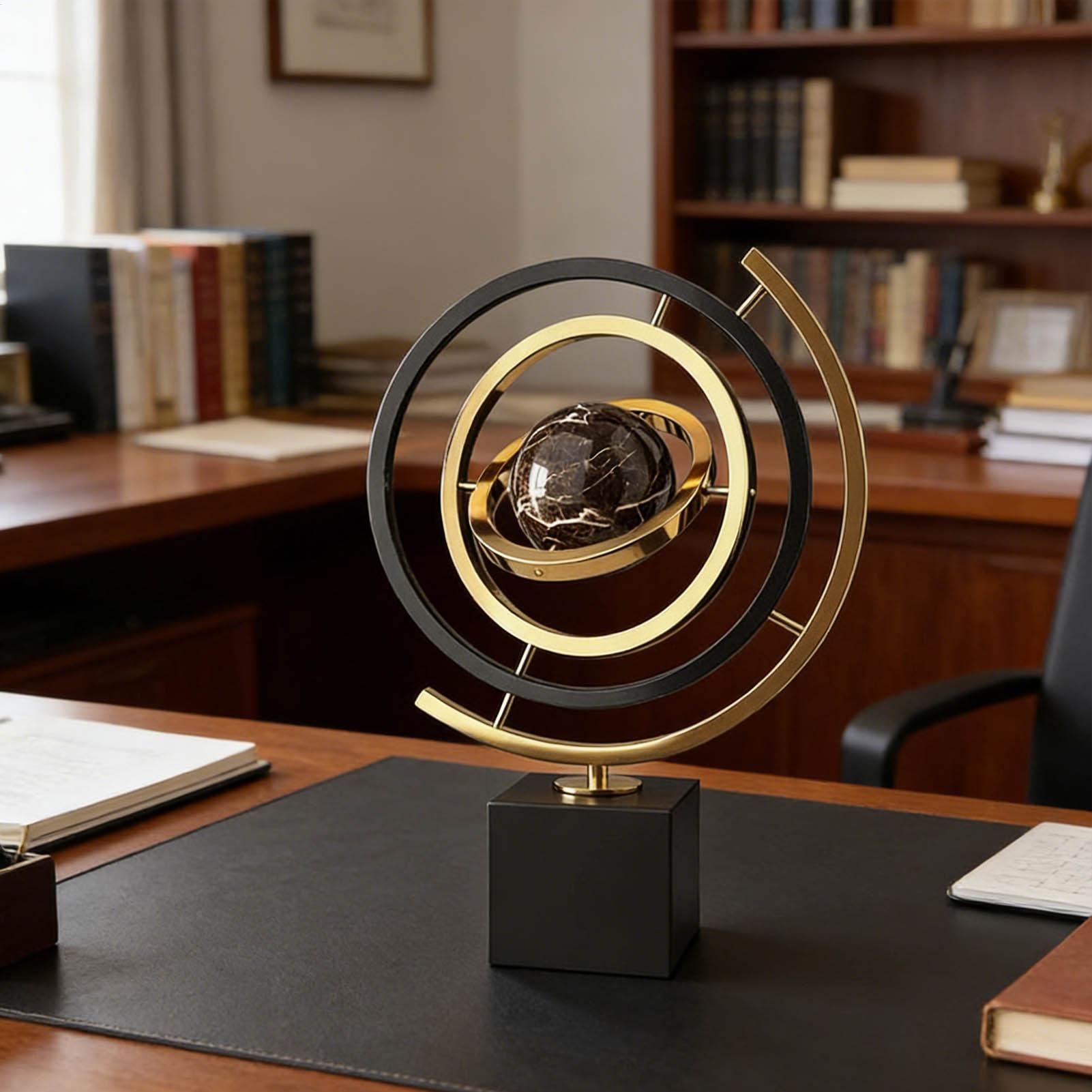 Rotating Globe Metal Ornament  - Solar System Orrery avis et prix