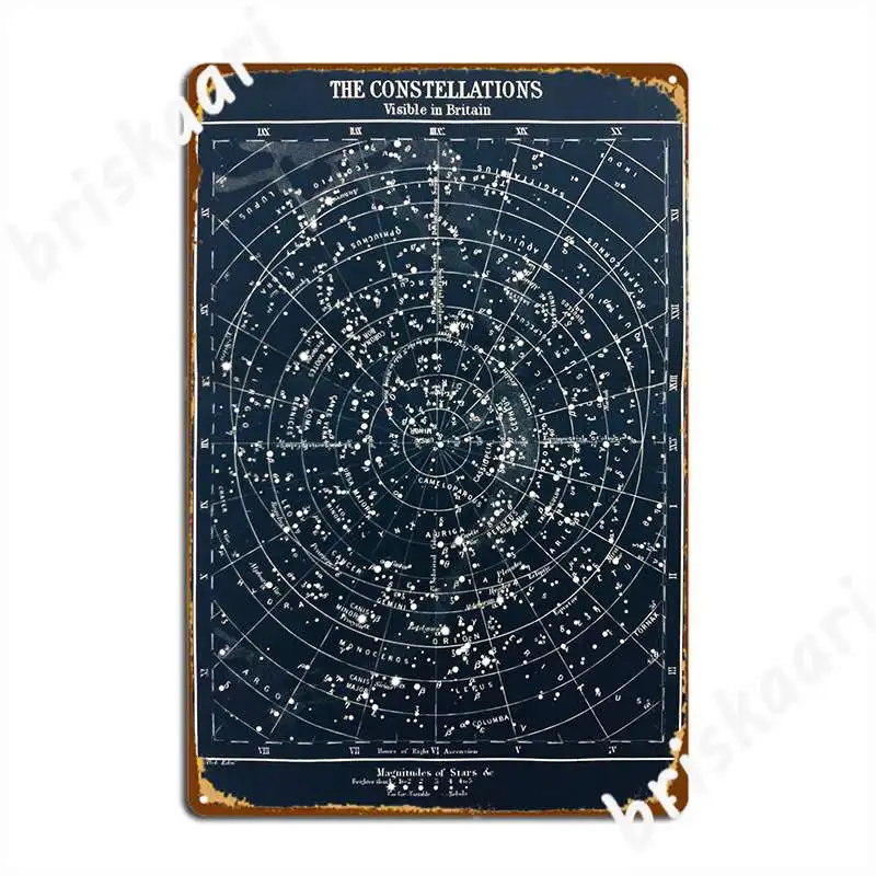 Vintage Star Constellations Ma - Star Map Poster avis et prix
