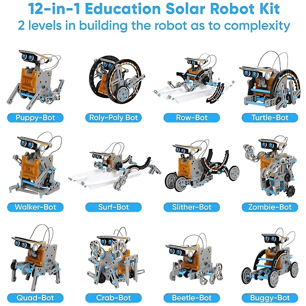 Solar Robot Building Blocks 12 - Science Robotics avis et prix