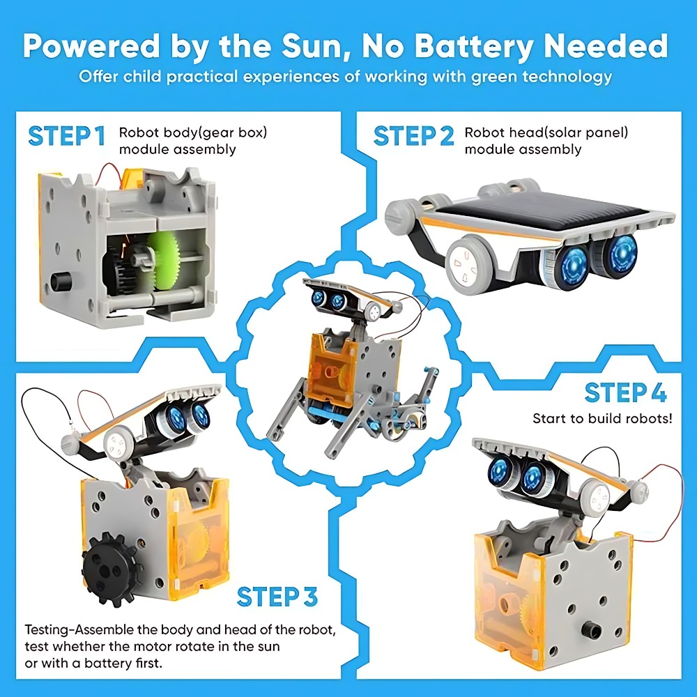 Solar Robot Building Blocks 12 - Science Robotics avis et prix