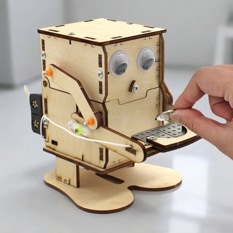 Wooden Assemble DIY Robot Eati - Science Robotics avis et prix