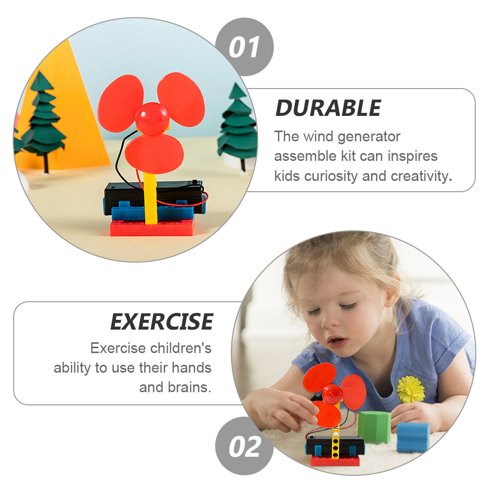 1Set Kids Wind Generator Elect - Science Kit avis et prix