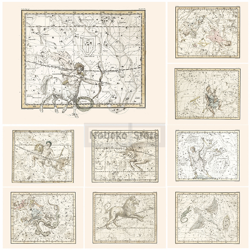 Zodiac Map Astrology Map Poste - Star Map Poster avis et prix