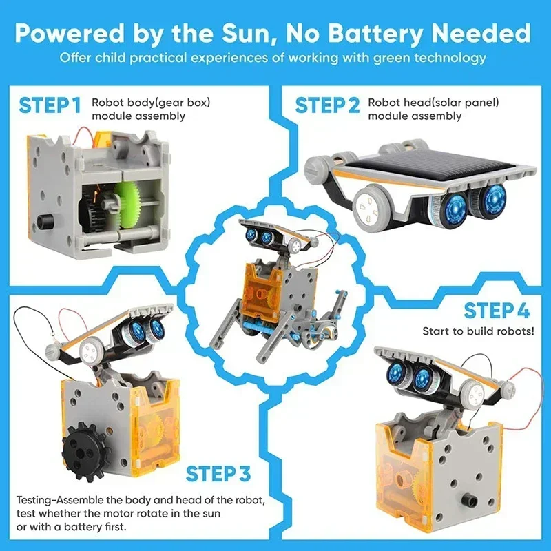 Solar Robot Kits High-Tech Sci - Science Robotics avis et prix