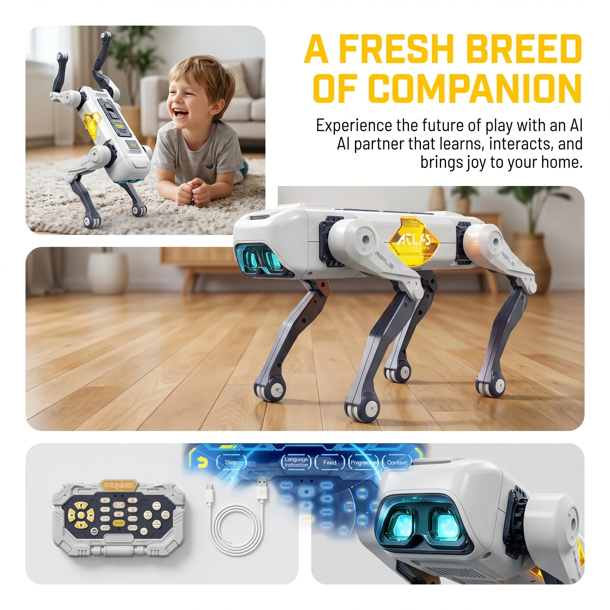 AI Smart Robot Dog, Voice & AP - Science Robotics avis et prix