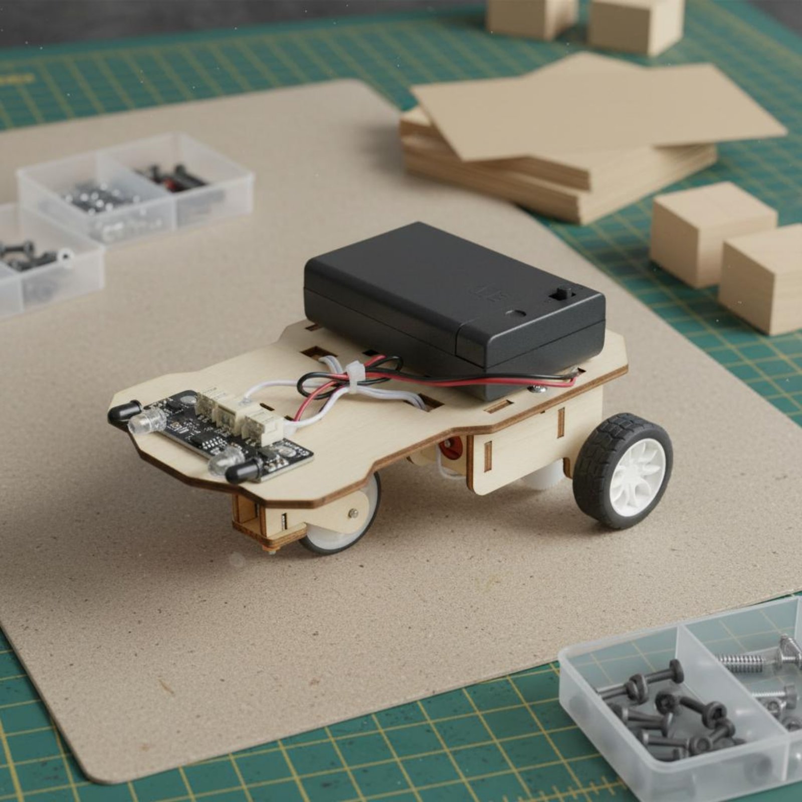 Wooden Intelligent Vehicle Kit - Science Kit avis et prix